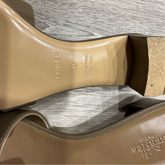 HERMES Oasis etoupe size 39 - Picture 6 of 9